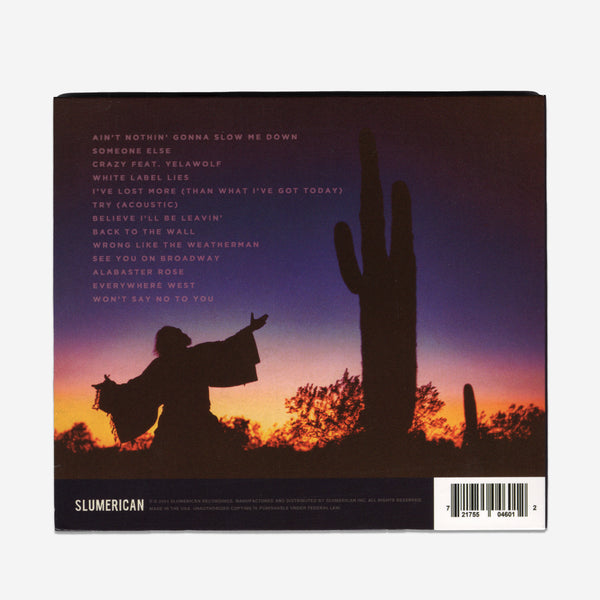 TONY MARTINEZ - EVERYWHERE WEST CD - Slumerican Clothing & Apparel