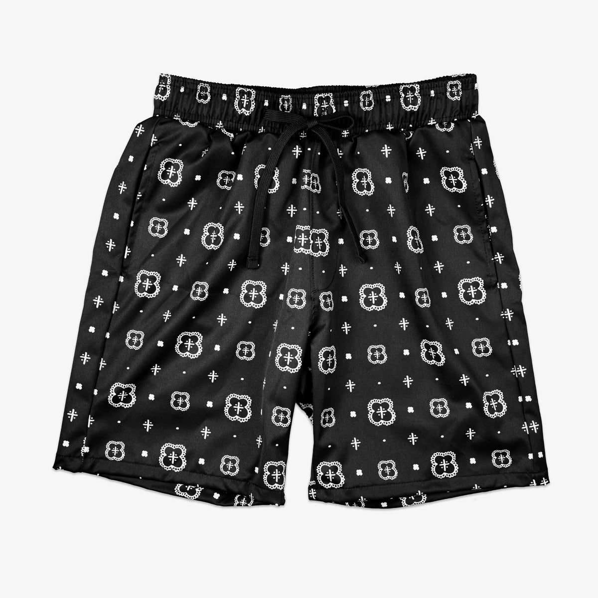 5150 BLACK SWIM SHORTS