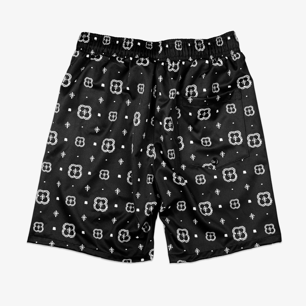 5150 BLACK SWIM SHORTS