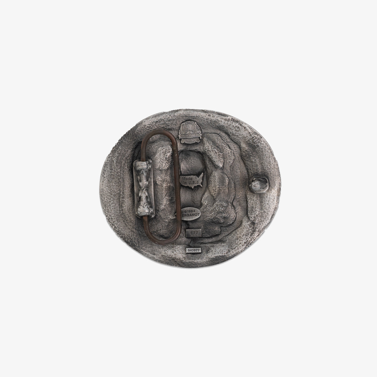 HOG WILD PEWTER BUCKLE ‘94