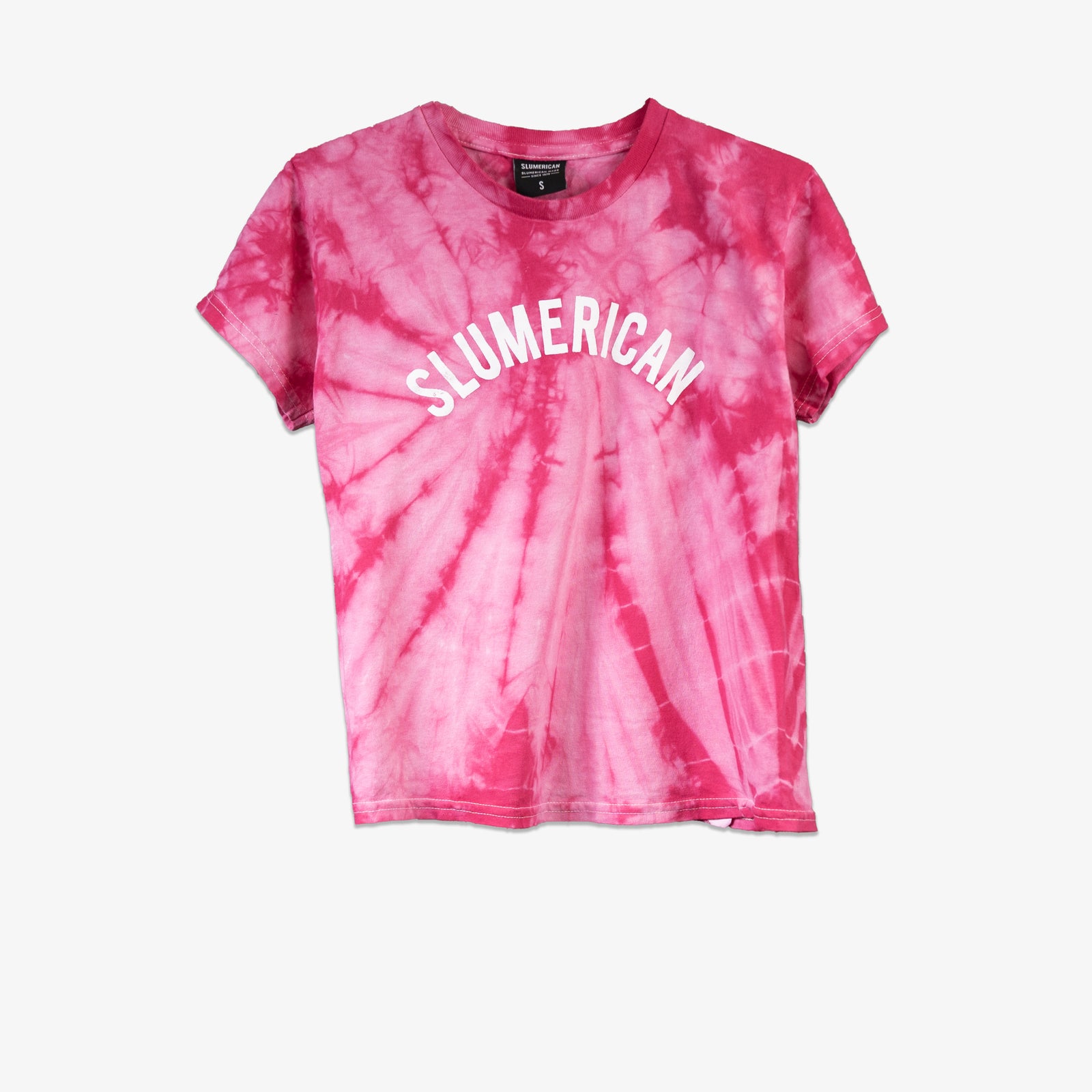 YOUTH PINK CURVED TEE