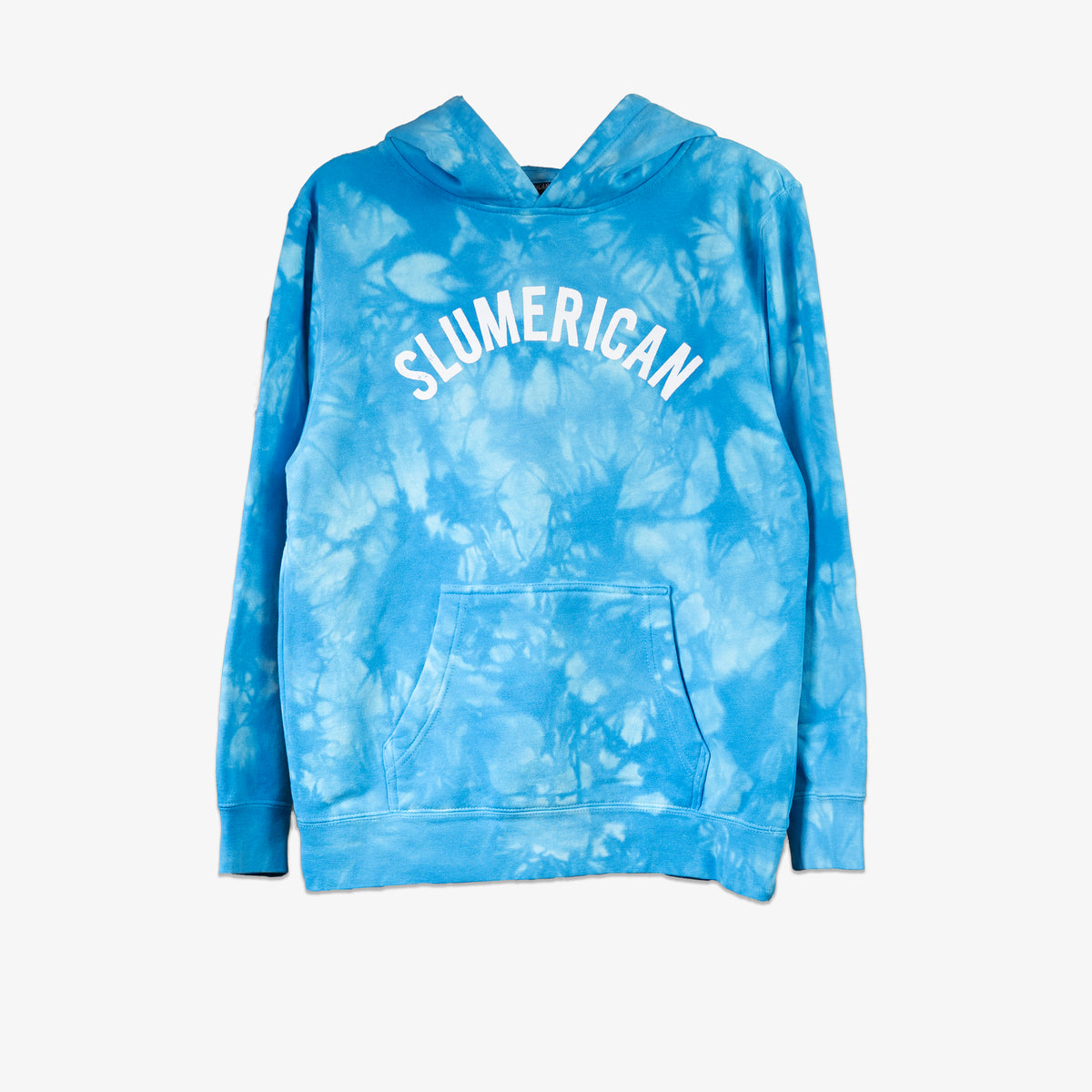 YOUTH CURVED BLUE HOODIE