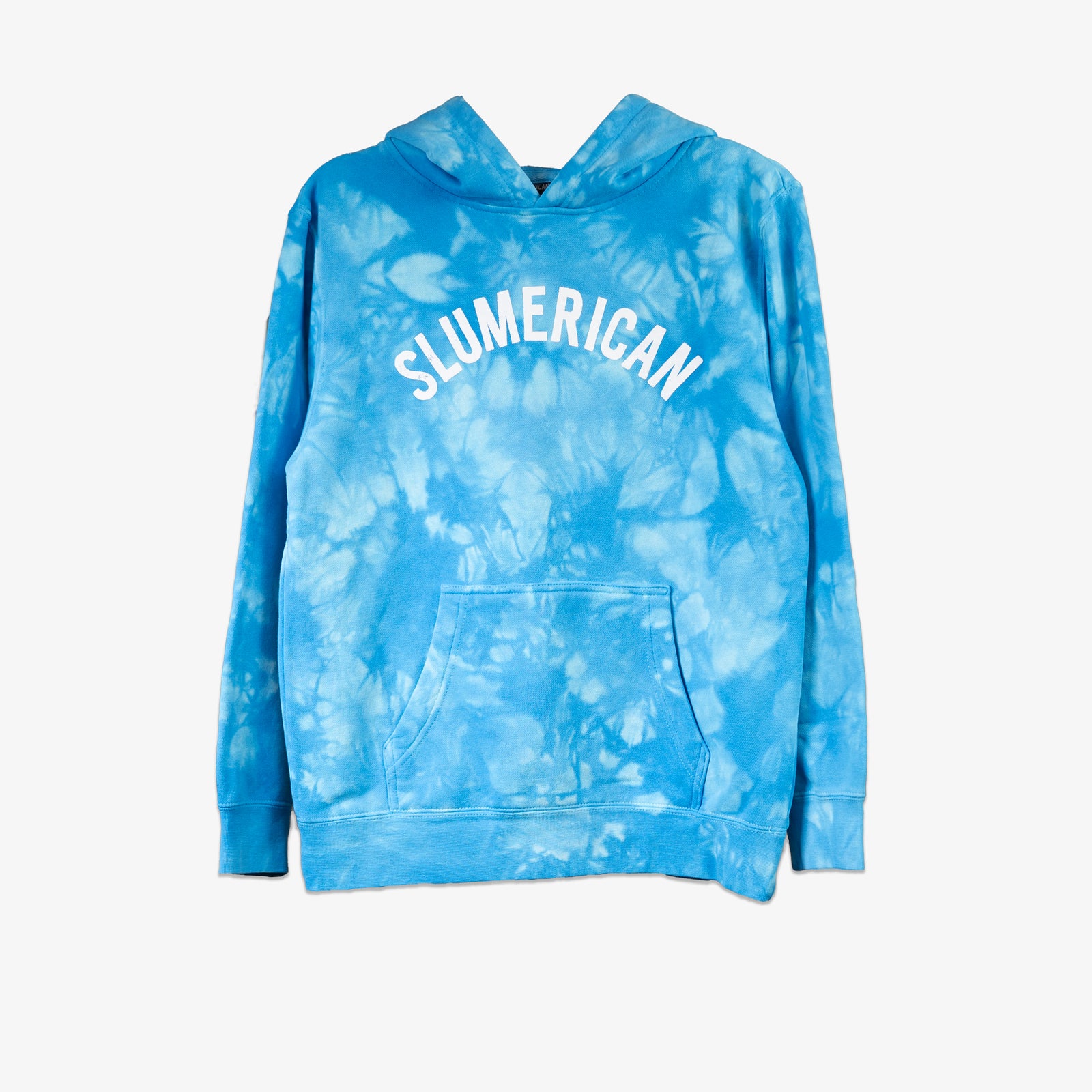 YOUTH CURVED BLUE HOODIE