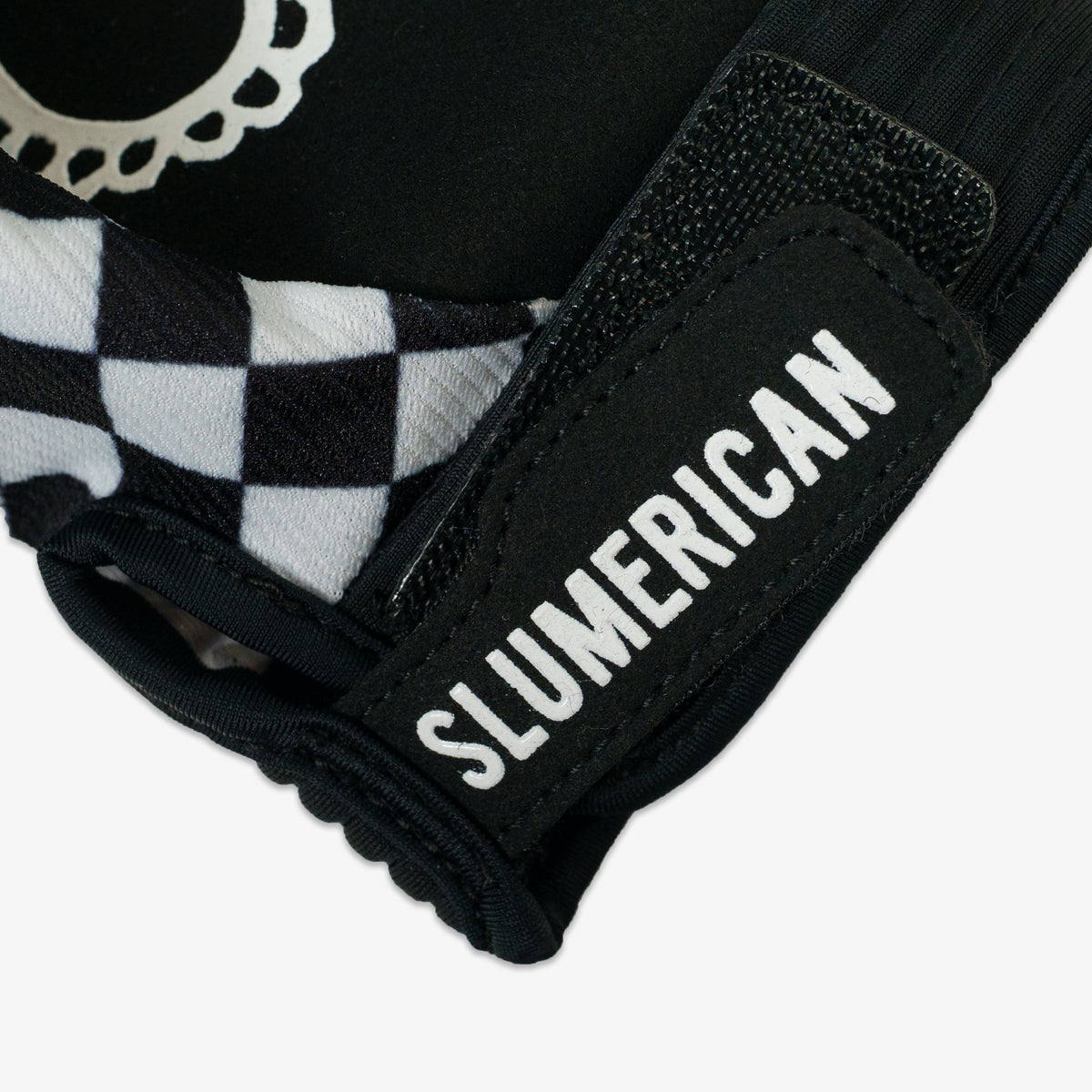 CHECKERED RIDING GLOVES