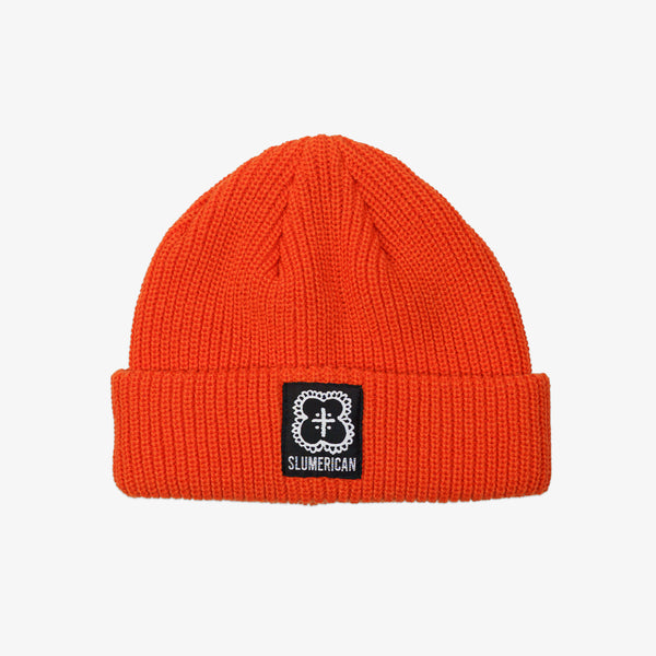 5150 ORANGE BEANIE - Slumerican Clothing & Apparel Inc.