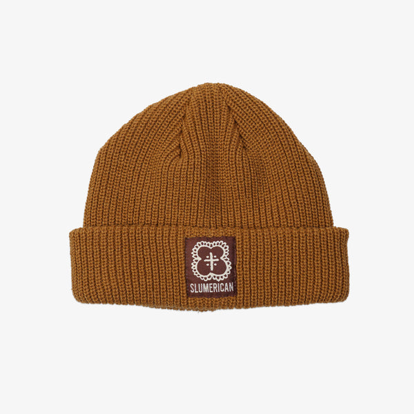 Deuxieme Classe beanie ブラウンC 5150 BROWN BEANIE - Slumerican Clothing & Apparel Inc.