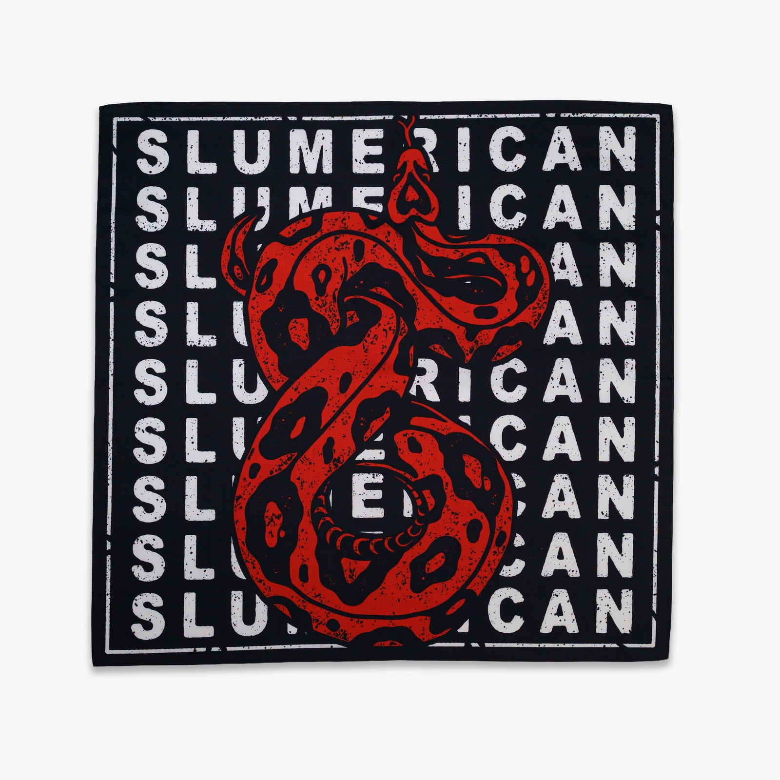 RED SNAKE BANDANA