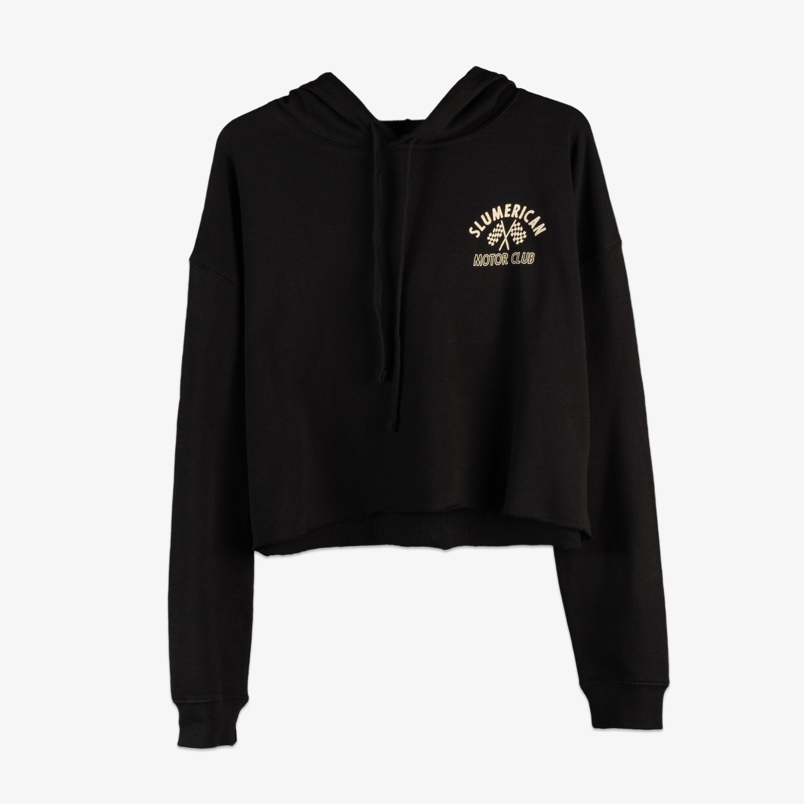 MOTOR CLUB CROP HOODIE