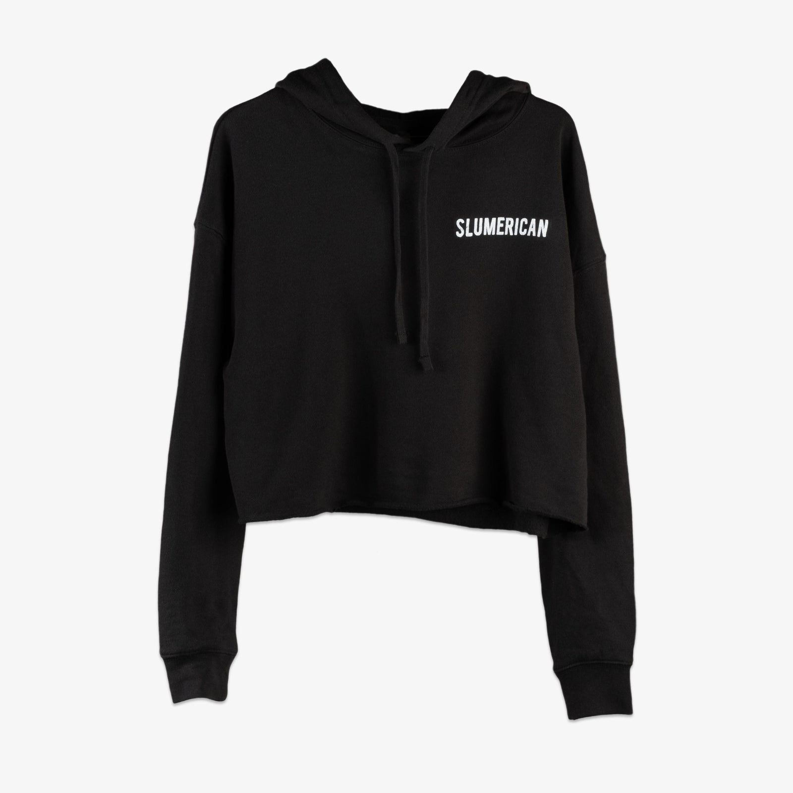 LOSERS WIN CROP HOODIE