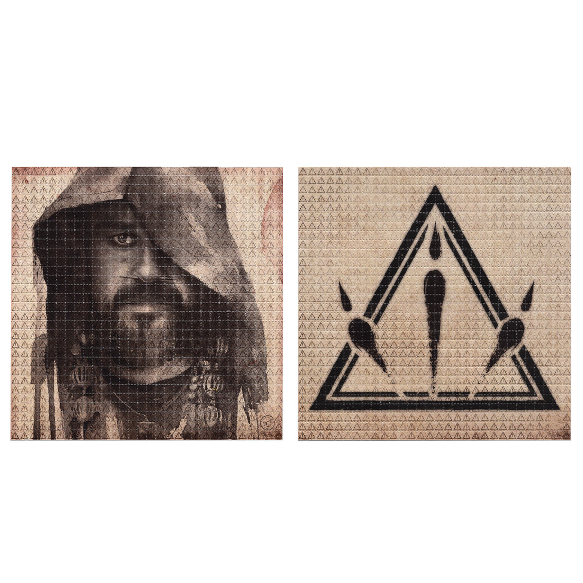 EDWARD CROWE BLOTTER ART